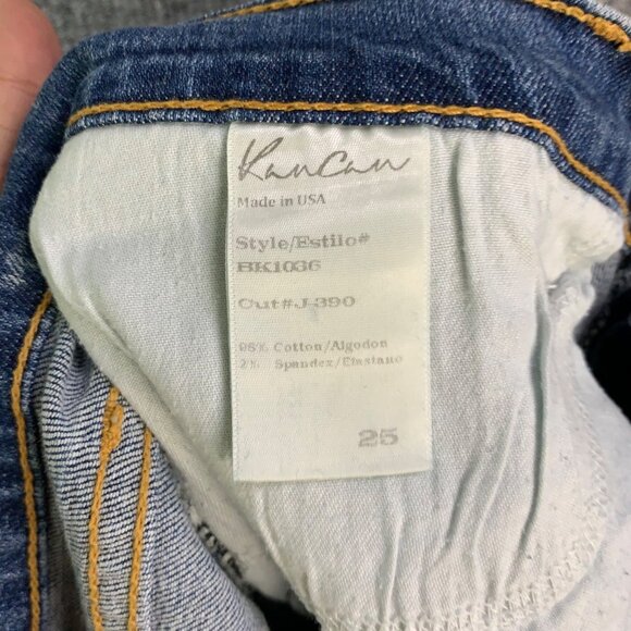NEW‎ KanCan women's distressed skinny jeans Size 25 - Picture 9 of 11